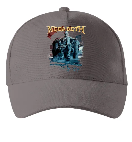 Кепка Megadeth Вік Ратлхед Серый фото