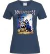 Жіноча футболка Megadeth poster Темно-синій фото