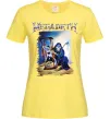 Жіноча футболка Megadeth poster Лимонний фото