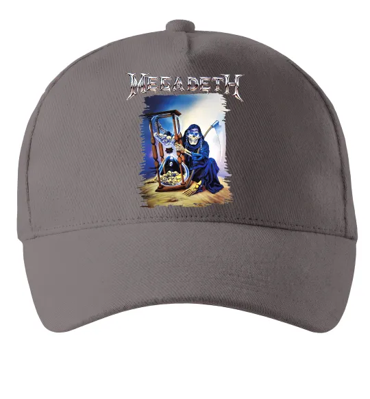 Кепка Megadeth poster Серый фото