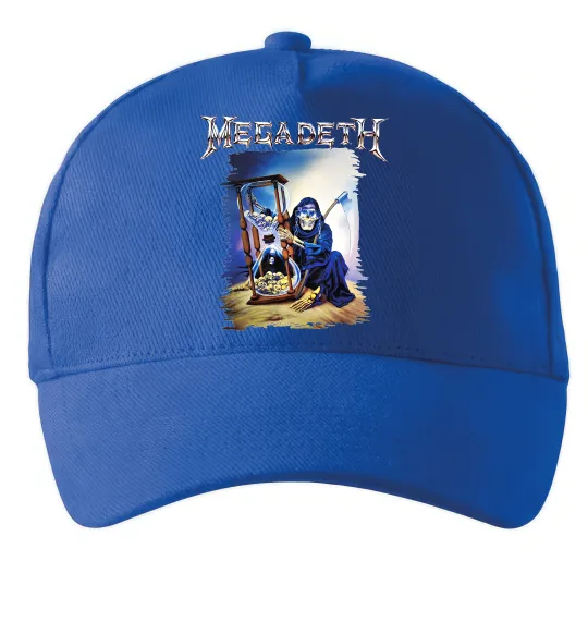 Кепка Megadeth poster Яскраво-синій фото