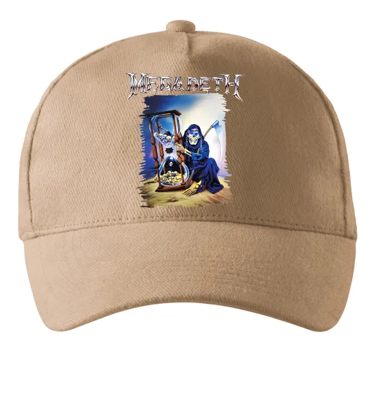 Кепка Megadeth poster Песочный фото