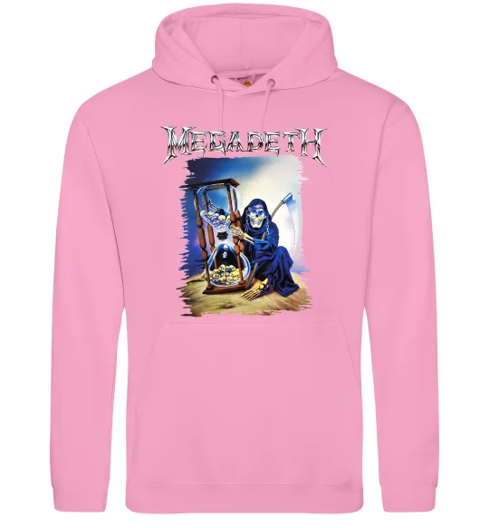 Чоловіча толстовка (худі) Megadeth poster Рожевий фото