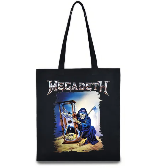 Еко-сумка Megadeth poster Чорний фото