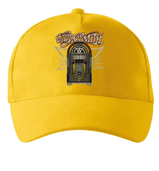Кепка Aerosmith let the music do Солнечно желтый фото