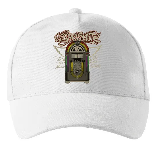 Кепка Aerosmith let the music do Белый фото