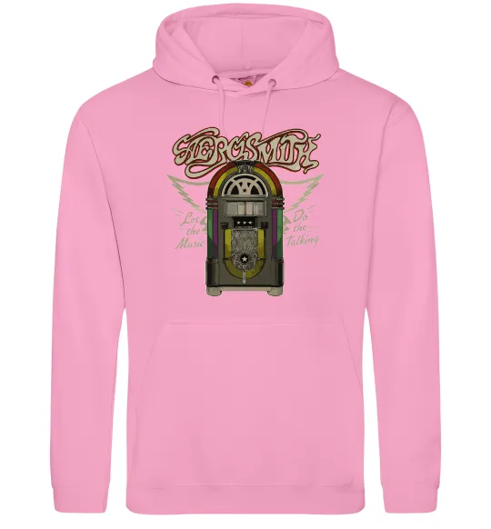 Жіноча толстовка (худі) Aerosmith let the music do Рожевий фото