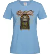 Жіноча футболка Aerosmith let the music do Блакитний фото