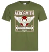 Мужская футболка Aerosmith hall of fame Оливковый Мужская футболка Aerosmith hall of fame Оливковый фото