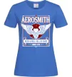 Женская футболка Aerosmith hall of fame Ярко-синий Женская футболка Aerosmith hall of fame Ярко-синий фото