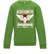 Детский Свитшот Aerosmith hall of fame Лаймовый Детский Свитшот Aerosmith hall of fame Лаймовый фото