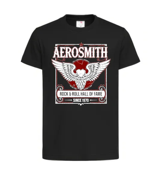 Детская футболка Aerosmith hall of fame Черный фото