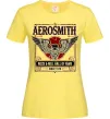Женская футболка Aerosmith hall of fame Лимонный Женская футболка Aerosmith hall of fame Лимонный фото