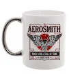 Чашка с цветной ручкой Aerosmith hall of fame Серебро фото