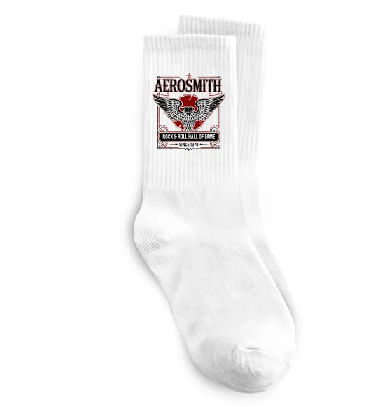 Носки Aerosmith hall of fame Белый фото