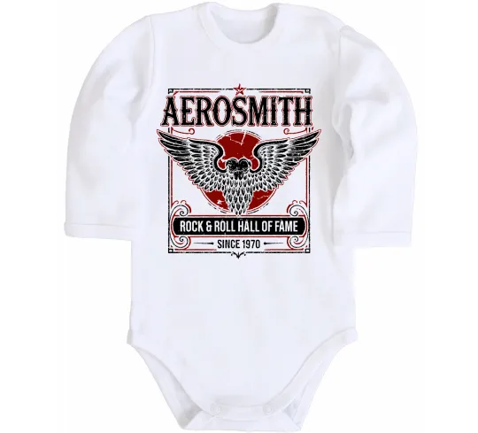 Детский боди Aerosmith hall of fame Белый фото