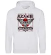 Женская толстовка (худи) Aerosmith hall of fame Серый меланж Женская толстовка (худи) Aerosmith hall of fame Серый меланж фото