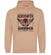 Женская толстовка (худи) Aerosmith hall of fame Песочный Женская толстовка (худи) Aerosmith hall of fame Песочный фото