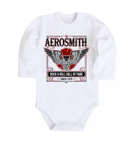Детский боди Aerosmith hall of fame Белый фото