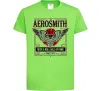 Детская футболка Aerosmith hall of fame Лаймовый Детская футболка Aerosmith hall of fame Лаймовый фото