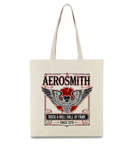 Эко-сумка Aerosmith hall of fame Бежевый фото