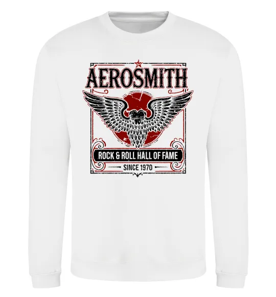 Свитшот Aerosmith hall of fame Белый фото