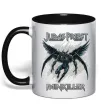 Чашка с цветной ручкой Judas Priest Painkiller Черный Чашка с цветной ручкой Judas Priest Painkiller Черный фото