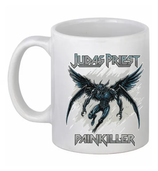 Чашка керамическая Judas Priest Painkiller Белый фото