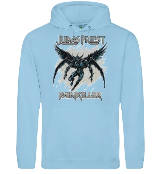 Чоловіча толстовка (худі) Judas Priest Painkiller Блакитний фото