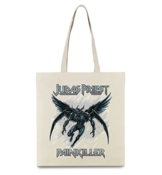 Еко-сумка Judas Priest Painkiller Бежевий фото