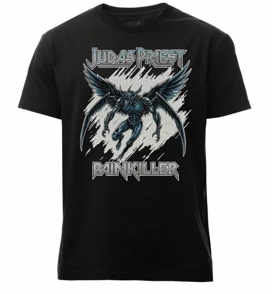 Мужская премиум футболка Judas Priest Painkiller Черный фото