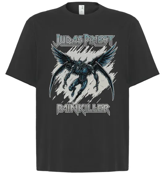 Футболка Оверсайз Judas Priest Painkiller Черный фото