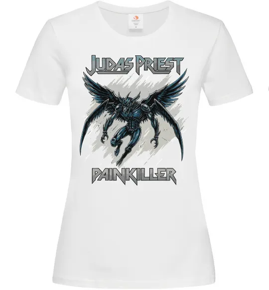 Женская футболка Judas Priest Painkiller Белый фото