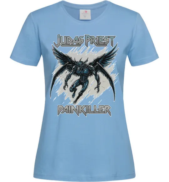 Женская футболка Judas Priest Painkiller Голубой фото