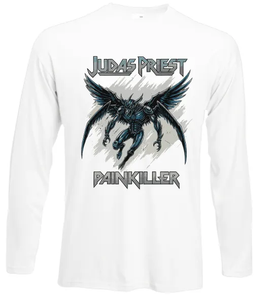 Лонгслив Judas Priest Painkiller Белый фото
