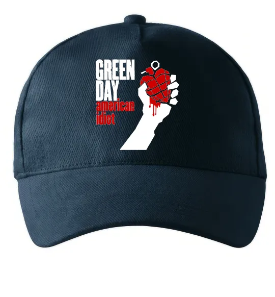 Кепка Green day american idiot Темно-синий фото