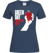 Женская футболка Green day american idiot Темно-синий фото