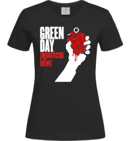 Женская футболка Green day american idiot