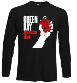 Лонгслив Green day american idiot Черный фото