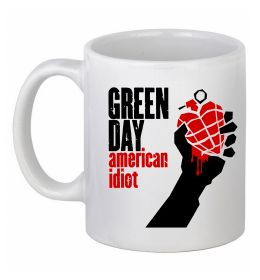 Чашка керамічна Green day american idiot Чашка керамічна Green day american idiot