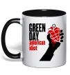 Чашка с цветной ручкой Green day american idiot Черный Чашка с цветной ручкой Green day american idiot Черный фото