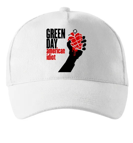 Кепка Green day american idiot Белый фото