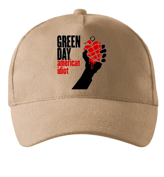 Кепка Green day american idiot Пісочний фото