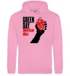 Чоловіча толстовка (худі) Green day american idiot Рожевий фото