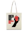 Эко-сумка Green day american idiot Бежевый Эко-сумка Green day american idiot Бежевый фото
