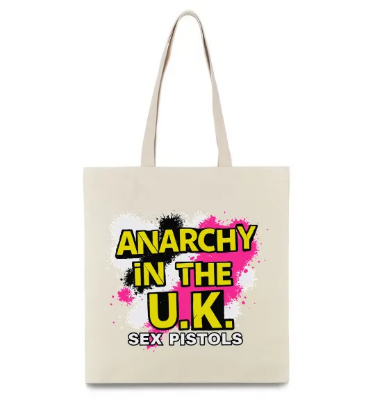 Эко-сумка Anarchy in the UK Бежевый фото