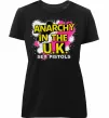 Женская премиум футболка Anarchy in the UK Черный Женская премиум футболка Anarchy in the UK Черный фото