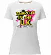 Женская премиум футболка Anarchy in the UK Белый Женская премиум футболка Anarchy in the UK Белый фото