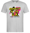 Мужская футболка Anarchy in the UK Серый Мужская футболка Anarchy in the UK Серый фото