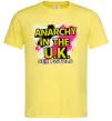 Мужская футболка Anarchy in the UK Лимонный Мужская футболка Anarchy in the UK Лимонный фото